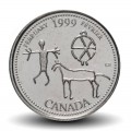 CANADA - PIECE de 25 CENTS - Histoire du Canada - Février - 1999 – Km343 – JeromeCollection