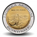ARGENTINE - PIECE de 1 Peso - Bimétal - Mar del Plata / Phoque - 2010 – Km158 – JeromeCollection