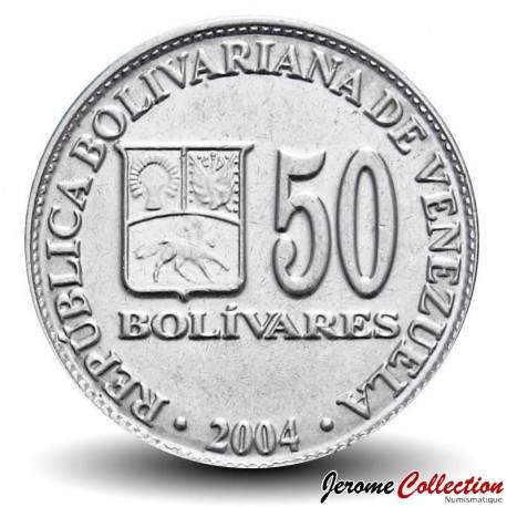 VENEZUELA - PIECE de 50 Bolivars - 2004 – Y82 – JeromeCollection