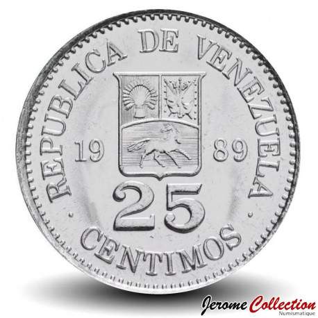 VENEZUELA - PIECE de 25 Centimos - 1989 – Y50a – JeromeCollection