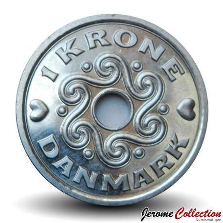 DANEMARK - PIECE de 1 Couronne Danoise - 2016 – Km873 – JeromeCollection