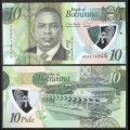 BOTSWANA - Billet de 10 Pula - Président Mokgweetsi Masisi - 2020 – P36a – JeromeCollection