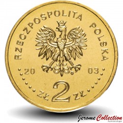 POLOGNE - PIECE de 2 ZLOTE - Général Stanisław Maczek - 2003