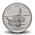CANADA - PIECE de 25 CENTS - Histoire du Canada - Aout - 1999 – Km349 – JeromeCollection