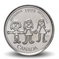 CANADA - PIECE de 25 CENTS - Histoire du Canada - Septembre - 1999 – Km350 – JeromeCollection