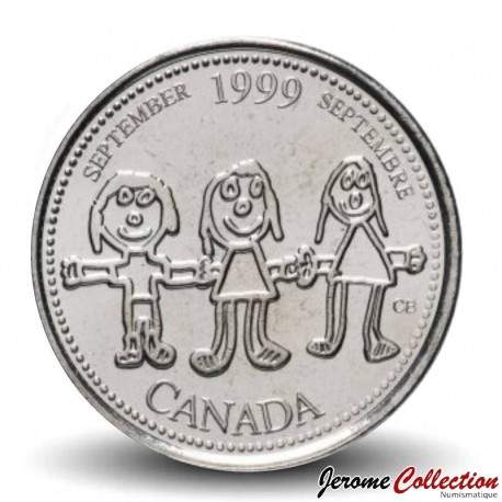 CANADA - PIECE de 25 CENTS - Histoire du Canada - Septembre - 1999 – Km350 – JeromeCollection