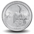 ETATS UNIS / USA - PIECE de 25 Cents - America the Beautiful - Parc national des Everglades - Floride - 2014 - S –