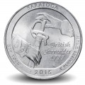 ETATS UNIS / USA - PIECE de 25 Cents - America the Beautiful - Saratoga National Historical Park - New York - 2015 - S
