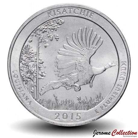 ETATS UNIS / USA - PIECE de 25 Cents - America the Beautiful - Forêt nationale de Kisatchie - Louisiane - 2015 - S –