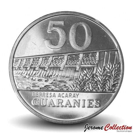 PARAGUAY - PIECE de 50 Guaranies - José Félix Estigarribia - 2016 – Km191b – JeromeCollection
