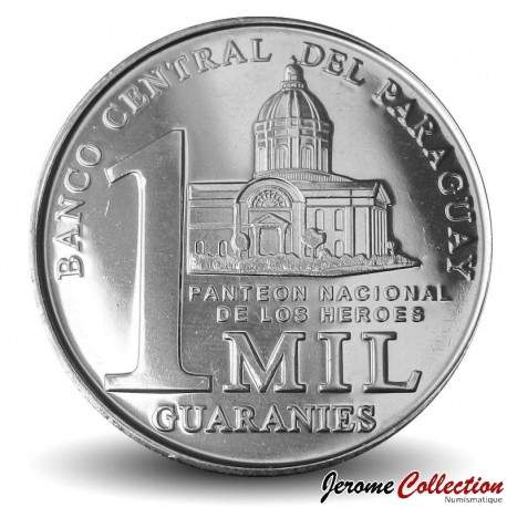 PARAGUAY - PIECE de 1000 Guaranies - Francisco Solano Lopez - 2018 – Km198 – JeromeCollection