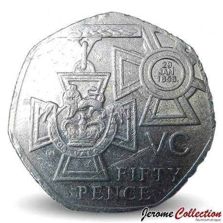 ROYAUME UNI - PIECE de 50 Pence - Victoria Cross - 2006 – Km1057 – JeromeCollection