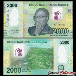ANGOLA - Billet de 2000 Kwanzas - Dr. António Agostinho Neto - Polymer - 2020