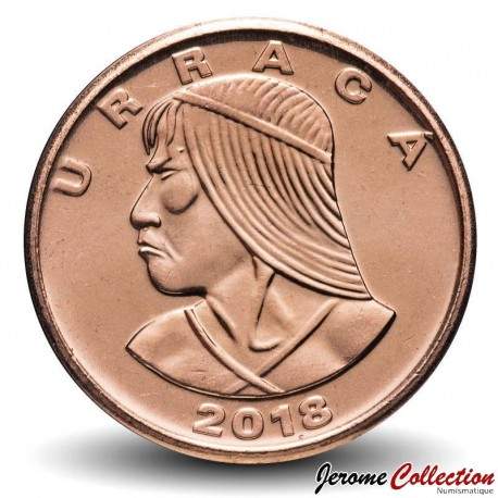 PANAMA - PIECE de 1 centésimo de BALBOA - Urracá - 2018 – Km125 – JeromeCollection
