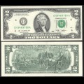 ETATS UNIS / USA - Billet de 2 Dollars - Thomas Jefferson - D(4) Cleveland - 2009 – P530Ad – JeromeCollection