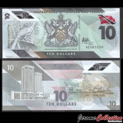 TRINITÉ-ET-TOBAGO - Billet de 10 Dollars - Oiseau Cocrico - Polymer - 2020 – P62 – JeromeCollection