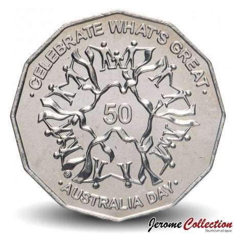 AUSTRALIE - PIECE de 50 Cents - Australia Day - 2010 – Km1525 – JeromeCollection