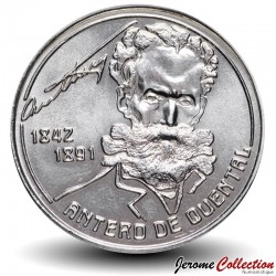 PORTUGAL - PIECE de 100 Escudos - Antero de Quental - 1991