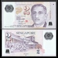 SINGAPOUR - Billet de 2 Dollars - Polymer - Education - ⛰ - 2021 – P46n – JeromeCollection