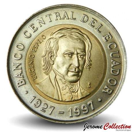 EQUATEUR - PIECE de 1000 Sucres - 70 Ans de la Banque centrale - 1997 – Km103 – JeromeCollection