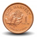 GUYANA - PIECE de 1 Dollar - Plants de riz - 2012 – Km50 – JeromeCollection
