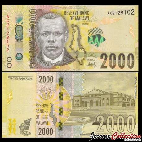 MALAWI - Billet de 2000 Kwacha - Université des sciences et technologies - 2016