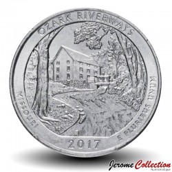 ETATS UNIS / USA - PIECE de 25 Cents - America the Beautiful - Ozark National Scenic Riverways - Missouri - 2017 - S –