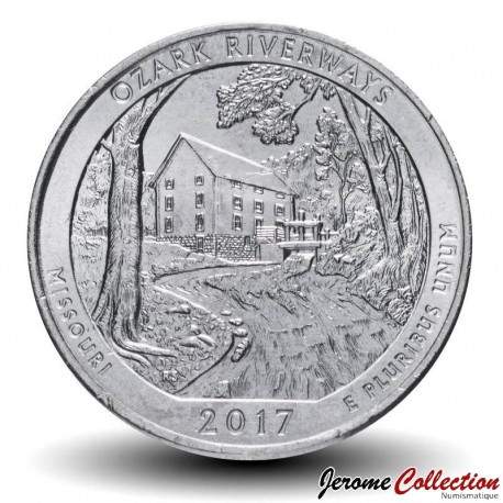 ETATS UNIS / USA - PIECE de 25 Cents - America the Beautiful - Ozark National Scenic Riverways - Missouri - 2017 - S –