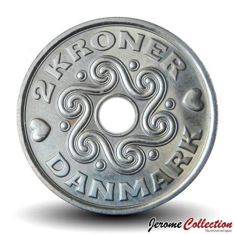 DANEMARK - PIECE de 2 Couronnes Danoises - 2017 – Km874 – JeromeCollection