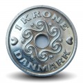 DANEMARK - PIECE de 1 Couronne Danoise - 2017 – Km873 – JeromeCollection