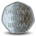 ROYAUME UNI - PIECE de 50 Pence - Diversity Built Britain - 2020 – Km1818 – JeromeCollection