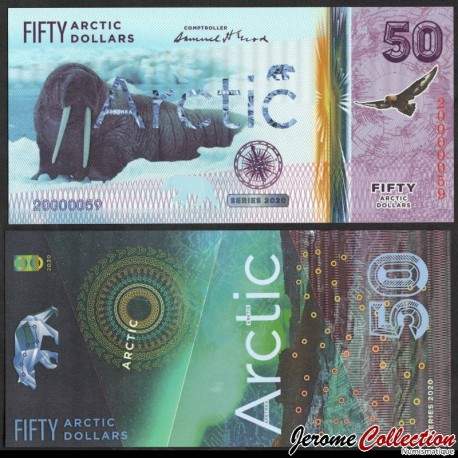 ARCTIC - Billet de 50 ARCTIC DOLLARS - Morse - 2020 – 0050 – JeromeCollection