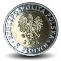 POLOGNE - PIECE de 5 ZLOTE - Grue médiévale de Gdańsk - 2021 – Km1088 – JeromeCollection