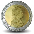 NIGHTINGALE ISLAND / TRISTAN DA CUNHA - PIECE de 25 Pence - Deux dorades coryphène - 2011 – N32596 – JeromeCollection
