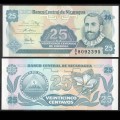 NICARAGUA - Billet de 25 Centavos de Córdoba - 1991 – P170a1 – JeromeCollection