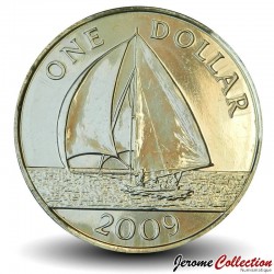 BERMUDES - PIECE de 1 Dollar - Bateau à voile - 2009