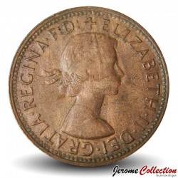 AUSTRALIE - PIECE de 1/2 Penny - Kangourou - 1961