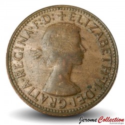 AUSTRALIE - PIECE de 1/2 Penny - Kangourou - 1964