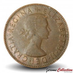 AUSTRALIE - PIECE de 1/2 Penny - Kangourou - 1955
