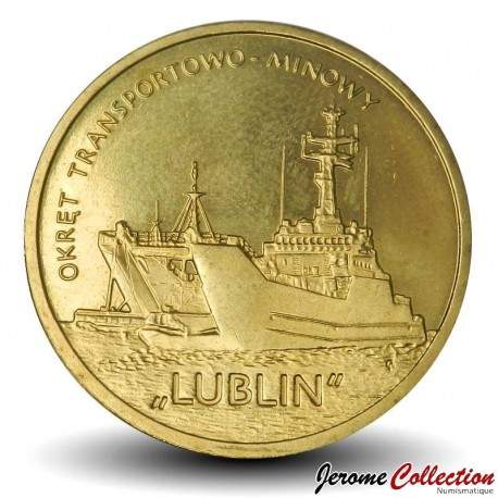 POLOGNE - PIECE de 2 ZLOTE - Navire de débarquement de classe Lublin - 2013 – Y862 – JeromeCollection
