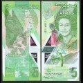 ETATS DE LA CARAIBE ORIENTALE - Billet de 5 Dollars - POLYMER - Colibri - 2020 – P56 – JeromeCollection