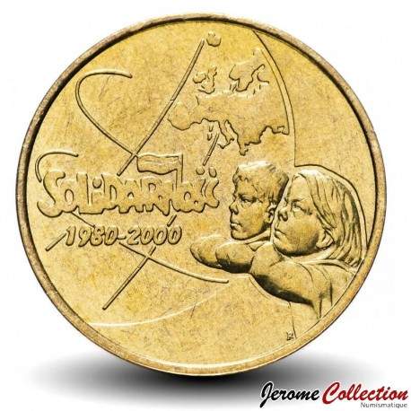 POLOGNE - PIECE de 2 ZLOTE - 20 ans de Solidarność - 2000 – Y394 – JeromeCollection