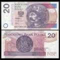 POLOGNE - Billet de 20 Złotych - Boleslas Ier de Pologne - 15.09.2016 – P184b – JeromeCollection