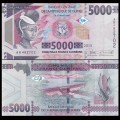 GUINEE - Billet de 5000 Francs - Centrale hydroélectrique de Kinkon - 2015