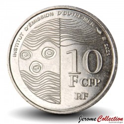TERRITOIRES FRANÇAIS DU PACIFIQUE - PIECE de 10 Francs - Pirogue Traditionnelle - 2021