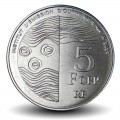 TERRITOIRES FRANÇAIS DU PACIFIQUE - PIECE de 5 Francs - Fleurs de tiaré et de frangipanier - 2021 – N310887 –