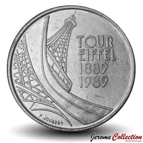 FRANCE - PIECE de 5 Francs - Tour Eiffel - 1989 – Km968 – JeromeCollection
