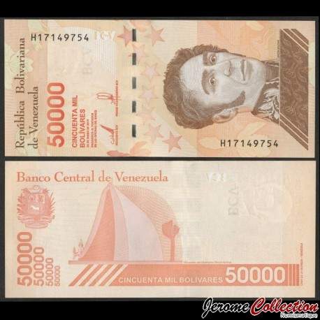 VENEZUELA - Billet de 50000 Bolivares - 22.01.2019 – P111b – JeromeCollection