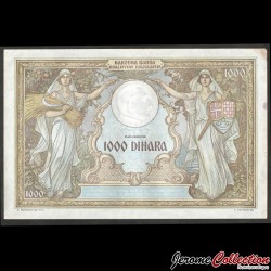 YOUGOSLAVIE (Royaume de) - Billet de 1000 Dinara - Reine Maria de Yougoslavie - 01.12.1931 – P29 – JeromeCollection