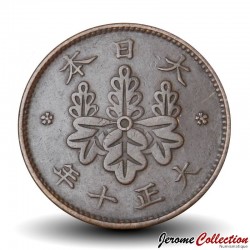 JAPON - PIECE de 1 Sen - Fleur de paulownia - 年十正大 - 1921 – Y42 – JeromeCollection